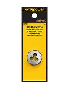 Isomax 82748 Fractional Hex Die – 6 × 1 mm Thread