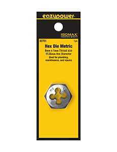 Isomax 82751 8×1 mm Fractional Hex Die – Precision Threading Tool