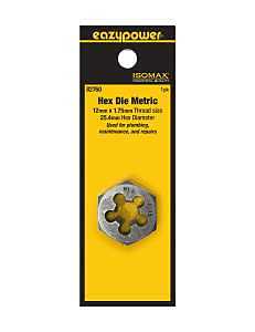 Eazypower 10 mm × 1 mm Metric Thread Hex Die – Precision Cutting Tool