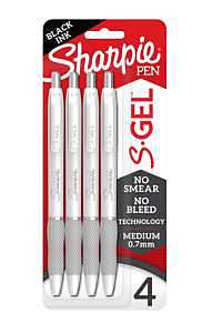 Premium 0.7 mm Black Gel Pen – Smooth Medium Point Ink for Office & School