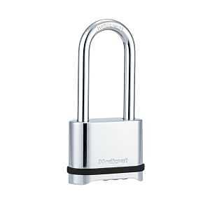 Kwikset Chrome Combination Padlock – Steel Shackle, Keyless Security