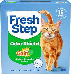 22‑lb OdorShield Cat Litter with Gain – Premium Clumping & Odor Control