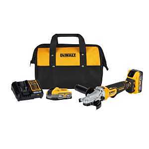 DEWALT DCG413H2-B3 Angle Grinder Kit, Battery Included, 20 V, 5 Ah, 5/8 in- 11 Spindle, 4-1/2 in Dia Wheel