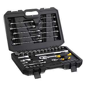 STANLEY STMT82832-LA Socket and Combination Wrench Set, Chrome