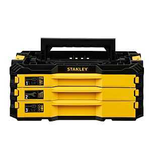 STANLEY STMT98107-LA Mechanic's Tool Set, 126 -Piece, Chrome Vanadium Steel, Chrome