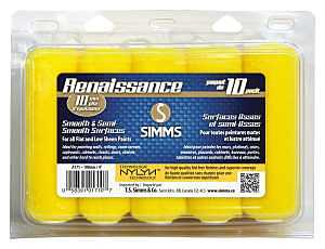 Renaissance A-171 4‑in Mini Paint Roller Refill – 3/8‑in Thick Nap, Nylon Cover